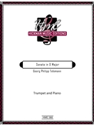 Sonata in D Major by Telemann Georg Philipp - Hickman David - for Trumpet and Piano (Trumpet in A or D)