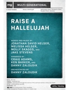 Raise a Hallelujah by Helser Helser Skaggs and Stevens - Adams Barker Zaloudik - for SATB and Piano