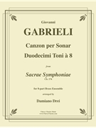Canzon per sonar duodecimi toni a 8 from Sacrae Symphoniae