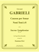 Canzon per Sonar Noni Toni a 8 from Sacrae Symphoniae