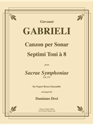 Canzon per sonar septimi toni a 8 from Sacrae Symphoniae