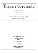 Tuscan Serenade by Faure Gabriel - Bricault Gary - for Alto Saxophone and Piano