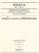 Sonata Opus 1 #6 by Marcello - Smith - for Baritone Saxophone