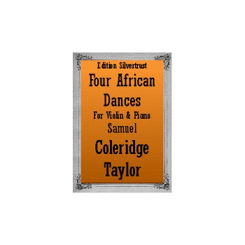 Four African Dances for Violin & Piano Op.58