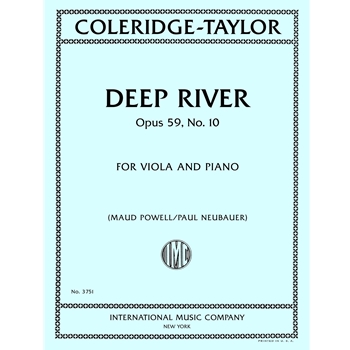Deep River, Opus 59, No. 10