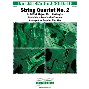 String Quartet No. 2 in B-Flat Major: Mvt. II Allegro
