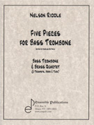 Five Pieces for Bass Trombone by Riddle Nelson - De Paolo Charles - for Bass Trombone
