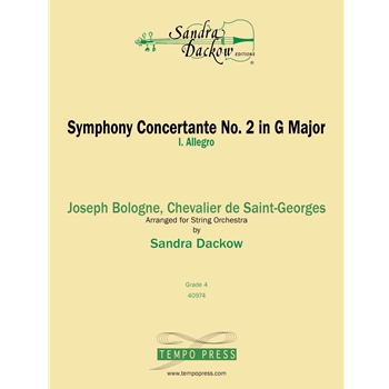 Symphony Concertante No 2, Op 13 in G: 1st movement Allegro