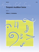 Timpani Audition Solos by Schinstine William J for Timpani Solo