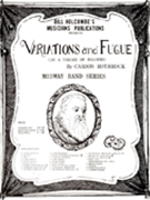 Variations & Fugue by Brahms Johannes - Rothrock Carson - for Concert Band