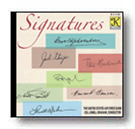 Signatures by U S Air Force Band for CD
