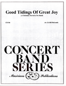 Good Tidings Of Great Joy by - Holcombe Bill - for Concert Band