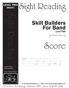 Sight Reading Skill Builders Book 2 by Herring David for Full Score (Score Only)