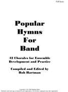 Popular Hymns For Band by Various - Hartman Rob - for Concert Band