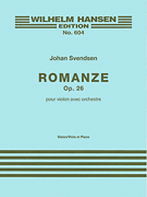Romance Opus 26 by Svendsen Johan Severin for Violin and Piano