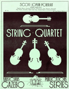 Scott Joplin Portrait by Joplin Scott - Giammario Matteo - for Str Quartet