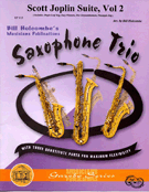 Scott Joplin Suite Volume 2 by Joplin Scott - Holcombe Bill - for Saxophone Trio