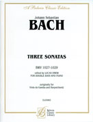 3 Sonatas by Bach Johann Sebastian - Drew Lucas - for String Bass and Piano