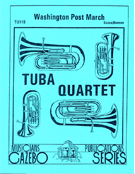 Washington Post by Sousa John Philip - Benson Mark - for Tuba Quartet