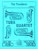 Thunderer by Sousa John Philip - Benson Mark - for Tuba Quartet
