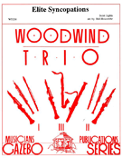 Elite Syncopations by Joplin Scott - Holcombe Bill - for Woodwind Trio