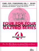 Four-for-four Brass Volume 1 by - Holcombe Bill - for Brass Quartet (Vol 1)