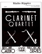 Rialto Ripples by Gershwin and Donaldson - Holcombe Bill - for Clarinet Quartet