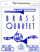 Entertainer by Joplin Scott - Holcombe Bill - for Brass Quartet