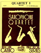 Quartet I by Rossini Gioachino - Holcombe Bill - for Saxophone Quartet
