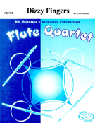 Dizzy Fingers by Confrey Zez - Holcombe Bill - for Flute Quartet