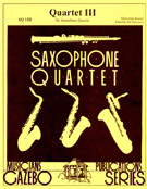 Quartet Iii by Rossini Gioachino - Holcombe Bill - for Saxophone Quartet