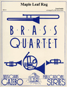 Maple Leaf Rag by Joplin Scott - Holcombe Bill - for Brass Quartet