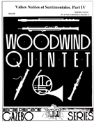Valses Nobles Et Sentimentales Part IV by Ravel Maurice - Holcombe Bill and Bil - for Woodwind Quintet