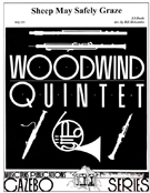 Sheep May Safely Graze by Bach Johann Sebastian - Holcombe Bill - for Woodwind Quintet