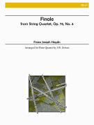 Finale From String Quartet Opus 76 # 4 by Haydn Joseph - Downs J W - for Flute Quartet