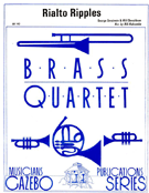 Rialto Ripples by Gershwin and Donaldson - Holcombe Bill - for Brass Quartet