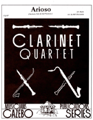 Arioso by Bach Johann Sebastian - Holcombe Bill - for Clarinet Quartet