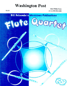 Washington Post by Sousa John Philip - Holcombe Bill - for Flute Quartet