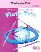 Washington Post by Sousa John Philip - Holcombe Bill - for Flute Trio