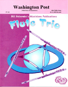 Washington Post by Sousa John Philip - Holcombe Bill - for Flute Trio