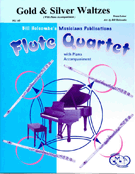 Gold & Silver Waltzes by Lehar Franz - Holcombe Bill - for Flute Quartet