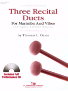 3 Recital Duets For Marimba & Vibes by Davis Thomas for Mallet Duet
