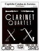Capricho Catalan & Zortzico by Albeniz Isaac - Holcombe Bill - for Clarinet Quartet