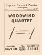 Capricho Catalan & Zortzico From Espana by Albeniz Isaac - Holcombe Bill and Bil - for Woodwind Quartet