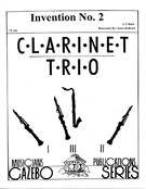 Invention #2 by Bach Johann Sebastian - Rothrock Carson - for Clarinet Trio