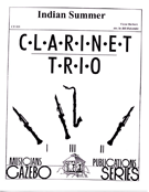 Indian Summer by Herbert Victor - Holcombe Bill - for Clarinet Trio