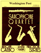 Washington Post by Sousa John Philip - Holcombe Bill - for Saxophone Quartet