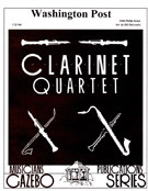 Washington Post by Sousa John Philip - Holcombe Bill - for Clarinet Quartet