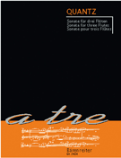 Sonata For 3 Flutes by Quantz Johann Joachim - Doflein Erich - for Flute Trio