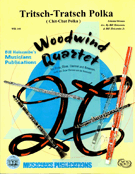 Tritsch-tratsch Polka by Strauss Johann - Holcombe Bill and Bil - for Woodwind Quartet